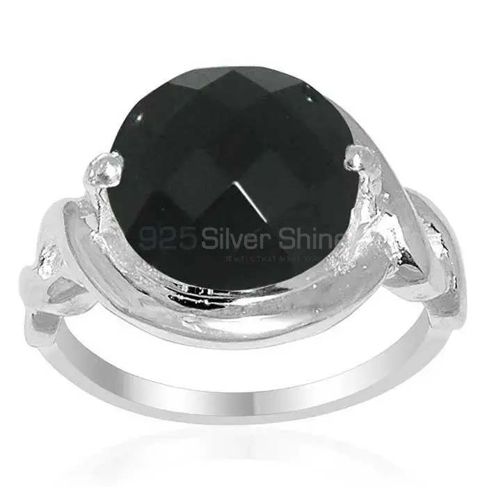 925 Sterling Silver Rings In Semi Precious Black Onyx Gemstone 925SR1598