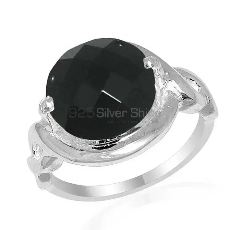 925 Sterling Silver Rings In Semi Precious Black Onyx Gemstone 925SR1598_0