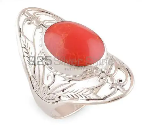 925 Sterling Silver Rings In Semi Precious Carnelian Gemstone 925SR2780