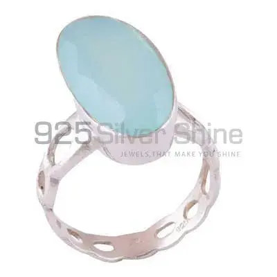 925 Sterling Silver Rings In Semi Precious Chalcedony Gemstone 925SR3936
