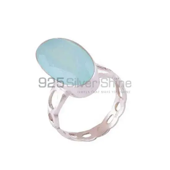 925 Sterling Silver Rings In Semi Precious Chalcedony Gemstone 925SR3936_0