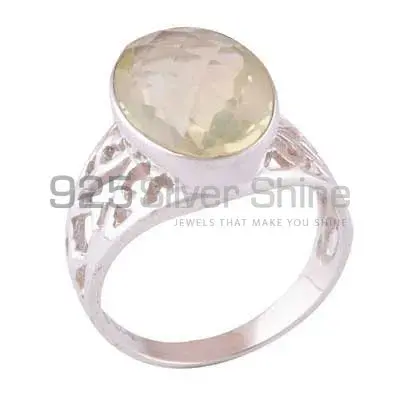 Sterling Silver Designer Citrine Gemstone Rings 925SR3585
