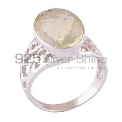 Sterling Silver Citrine Gemstone Rings 925SR3585