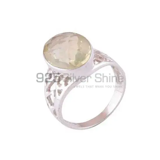 Sterling Silver Designer Citrine Gemstone Rings 925SR3585_0