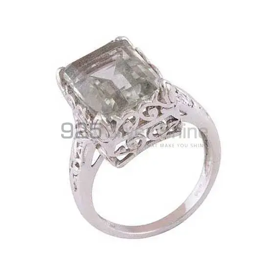 Green Amethyst Sterling Silver Women's Rings 925SR4094_0