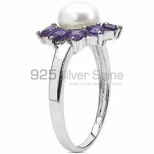 925 Sterling Silver Rings In Semi Precious Multi Gemstone 925SR3096_1