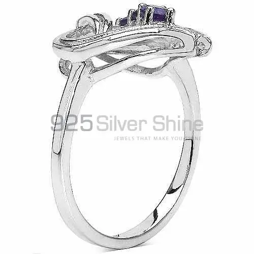 925 Sterling Silver Rings In Genuine Amethyst Gemstone 925SR3221_1