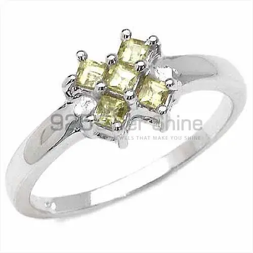 925 Sterling Silver Rings Manufacturer In Genuine Citrine Gemstone 925SR3127