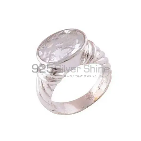 925 Sterling Silver Rings In Genuine Crystal Gemstone 925SR3458_1