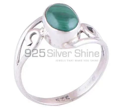 925 Sterling Silver Rings Manufacturer In Genuine Malachite Gemstone 925SR2811_0
