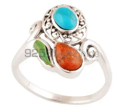 925 Sterling Silver Rings Manufacturer In Genuine Multi Gemstone 925SR2890_0