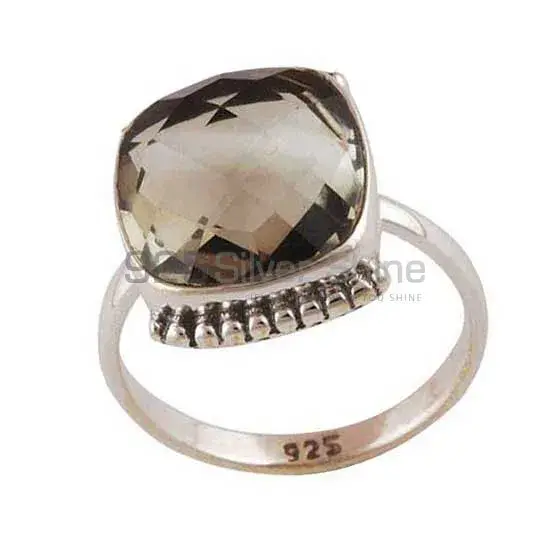 925 Sterling Silver Rings Manufacturer In Genuine Smoky Quartz Gemstone 925SR4046_0