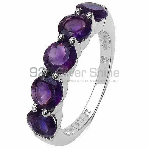 925 Sterling Silver Rings Manufacturer In Natural Amethyst Gemstone 925SR3298_1