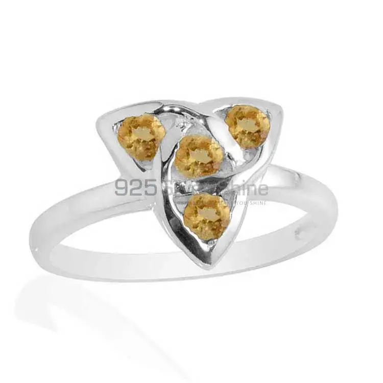 925 Sterling Silver Rings In Natural Citrine Gemstone 925SR2089_1