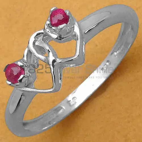 925 Sterling Silver Rings Manufacturer In Natural Dyed Ruby Gemstone 925SR3125_1