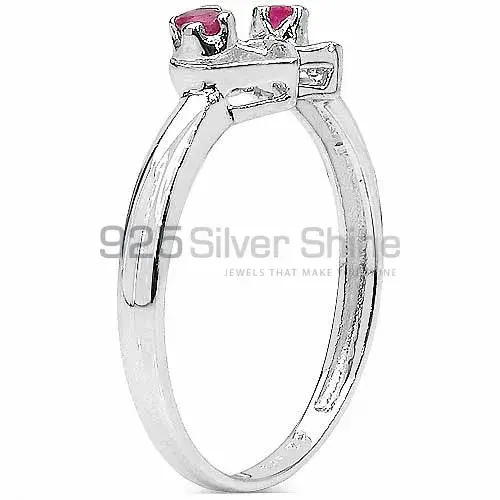 925 Sterling Silver Rings Manufacturer In Natural Dyed Ruby Gemstone 925SR3125_2