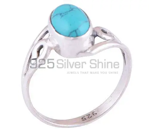 925 Sterling Silver Rings In Natural Turquoise Gemstone 925SR2809_0