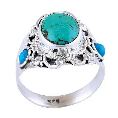 925 Sterling Silver Rings Manufacturer In Natural Turquoise Gemstone 925SR2967_0