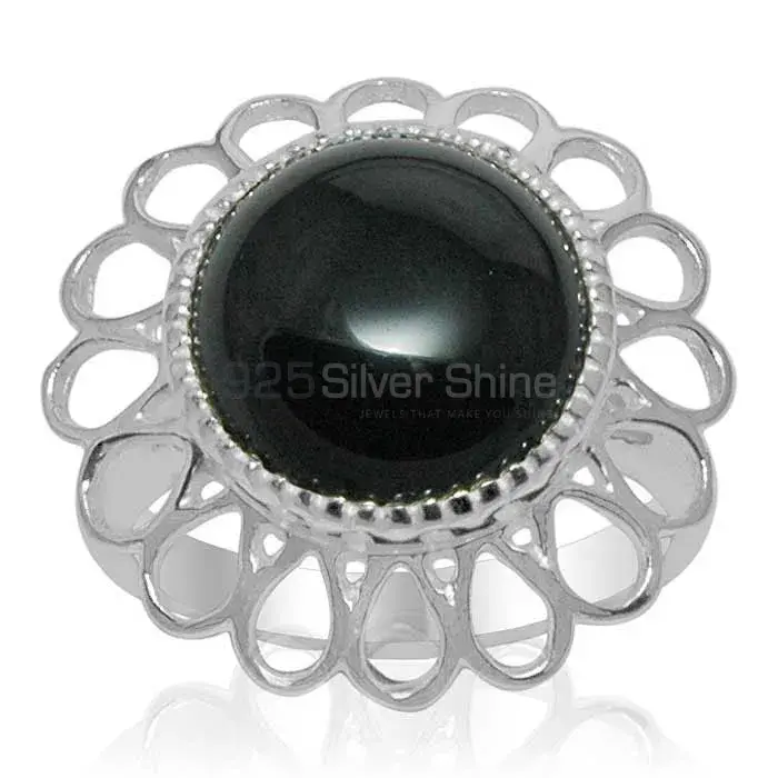 925 Sterling Silver Rings In Semi Precious Black Onyx Gemstone 925SR1470