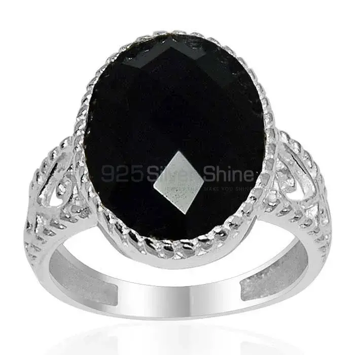 925 Sterling Silver Rings In Semi Precious Black Onyx Gemstone 925SR1628_0