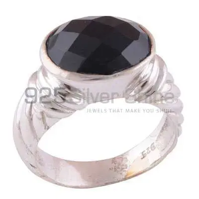 925 Sterling Silver Rings In Semi Precious Black Onyx Gemstone 925SR3457