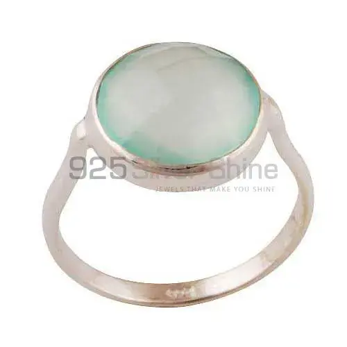 925 Sterling Silver Rings In Semi Precious Chalcedony Gemstone 925SR4045_0