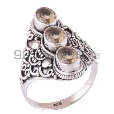 925 Sterling Silver Rings In Semi Precious Citrine Gemstone 925SR3887_0