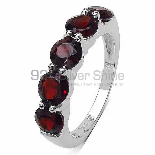925 Sterling Silver Rings In Semi Precious Garnet Gemstone 925SR3299_2