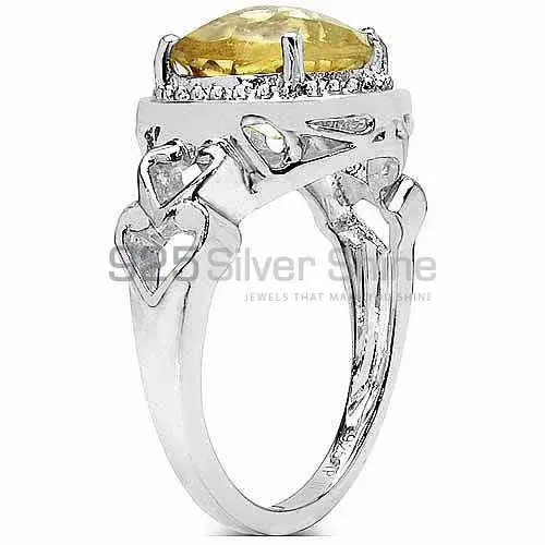 925 Sterling Silver Rings Manufacturer In Semi Precious Lemon Topaz Gemstone 925SR3378_0