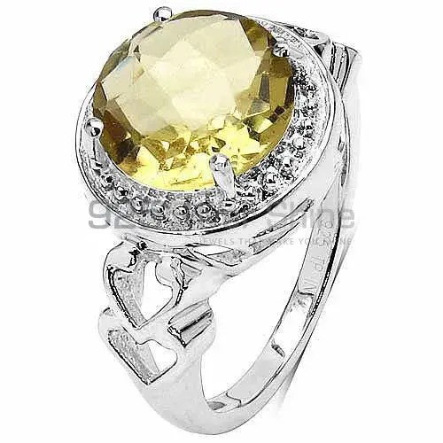 925 Sterling Silver Rings Manufacturer In Semi Precious Lemon Topaz Gemstone 925SR3378_1