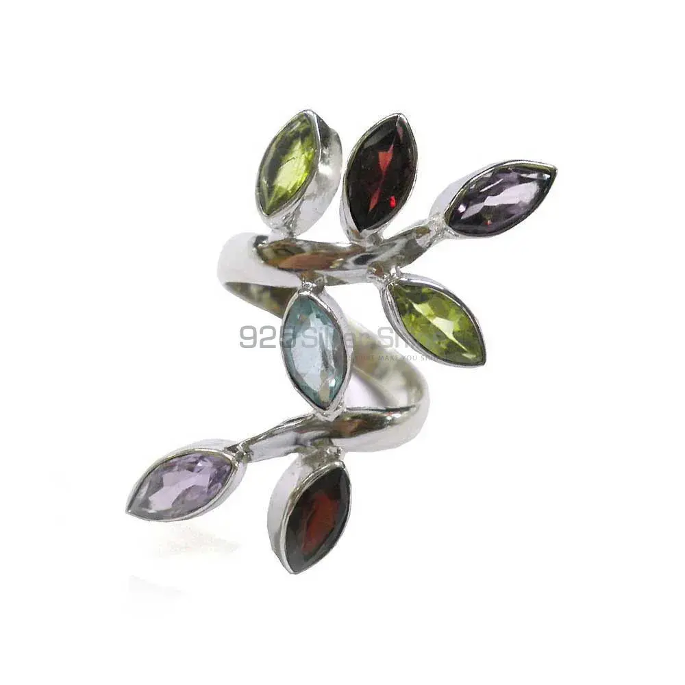 925 Sterling Silver Rings Manufacturer In Semi Precious Multi Gemstone 925SR3851_0