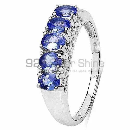 925 Sterling Silver Rings In Semi Precious Tanzanite Gemstone 925SR3220_2
