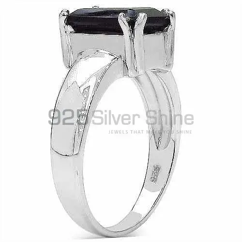 925 Sterling Silver Rings Suppliers In Genuine Smoky Quartz Gemstone 925SR3121_0