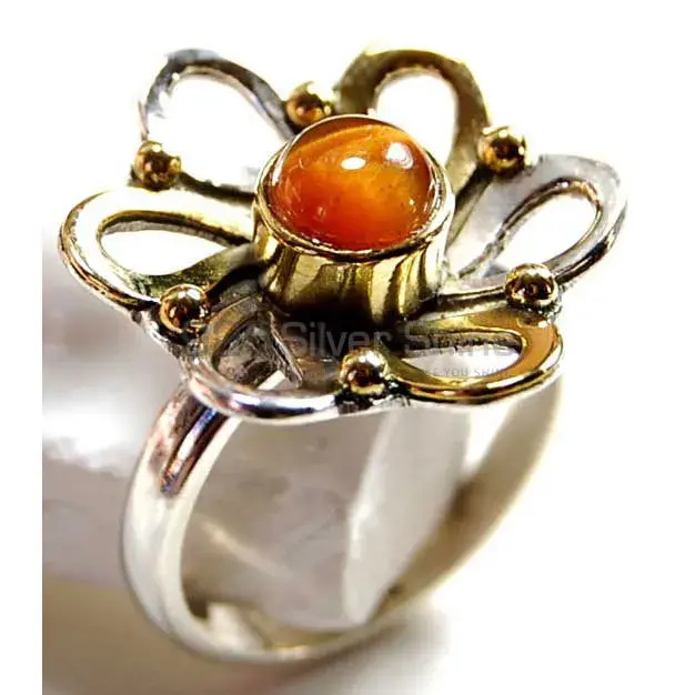 925 Sterling Silver Rings Suppliers In Natural Carnelian Gemstone 925SR3765