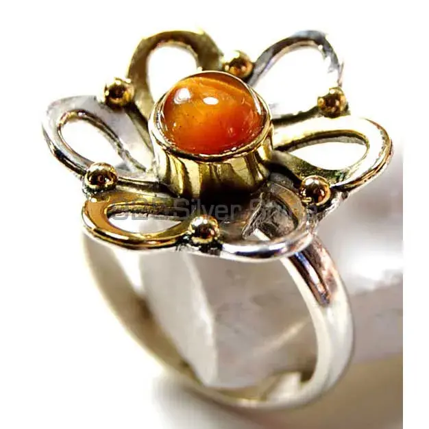 925 Sterling Silver Rings Suppliers In Natural Carnelian Gemstone 925SR3765_0