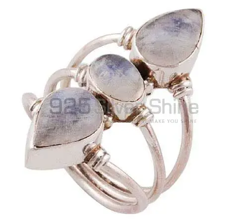 925 Sterling Silver Rings In Natural Rainbow Moonstone 925SR2803_0