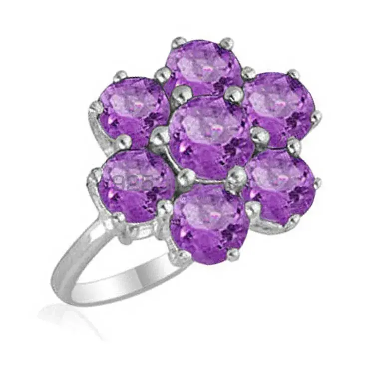 925 Sterling Silver Rings Suppliers In Semi Precious Amethyst Gemstone 925SR1847_0