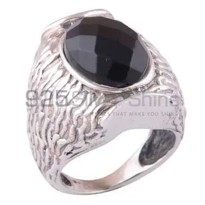 925 Sterling Silver Rings In Semi Precious Black Onyx Gemstone 925SR3530_0