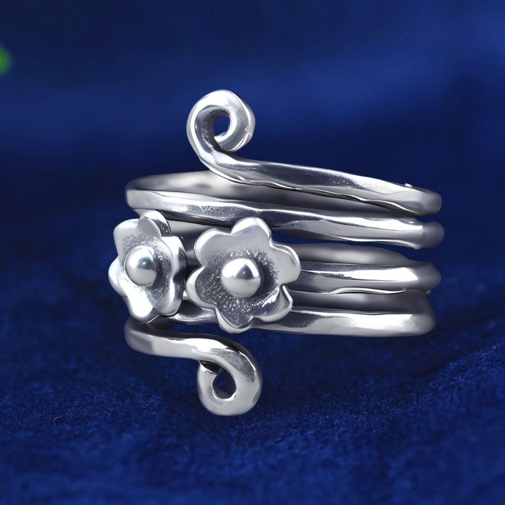925 Sterling Silver Rings In Semi Precious Citrine Gemstone 925SR3214_0