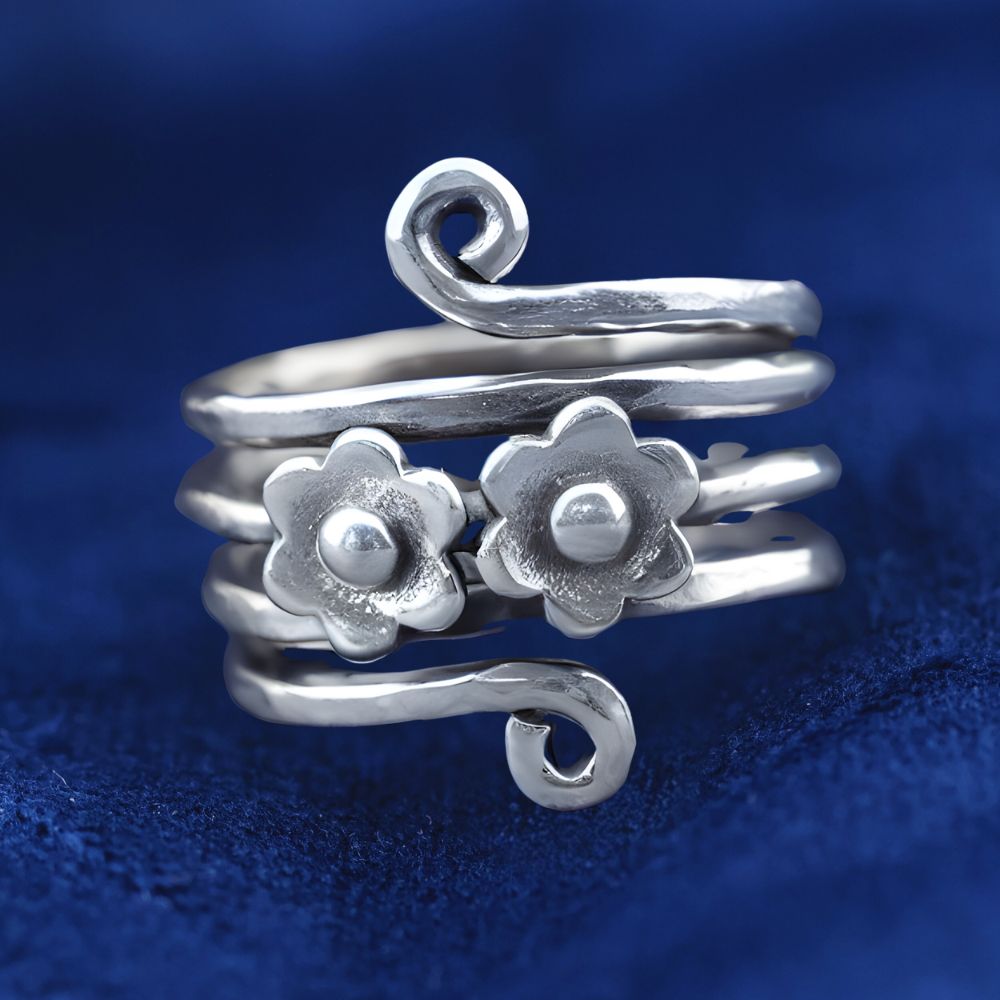 925 Sterling Silver Rings In Semi Precious Citrine Gemstone 925SR3214_1