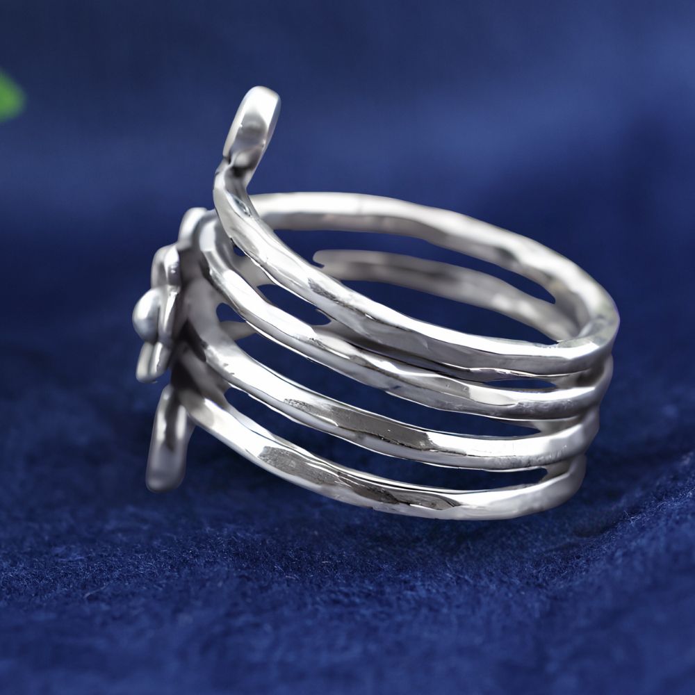 925 Sterling Silver Rings In Semi Precious Citrine Gemstone 925SR3214_2