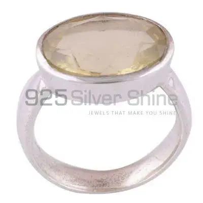 Citrine Gemstone Sterling Silver Wedding Rings 925SR3451_0