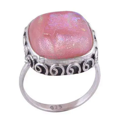 925 Sterling Silver Rings Suppliers In Semi Precious Dichroic Glass Gemstone 925SR2962_0