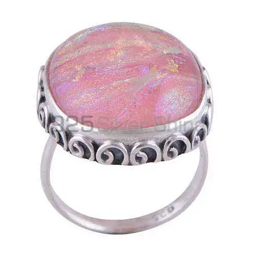 925 Sterling Silver Rings Suppliers In Semi Precious Dichroic Glass Gemstone 925SR2962_2