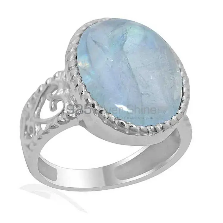 925 Sterling Silver Rings Suppliers In Semi Precious Rainbow Moonstone 925SR1926_0