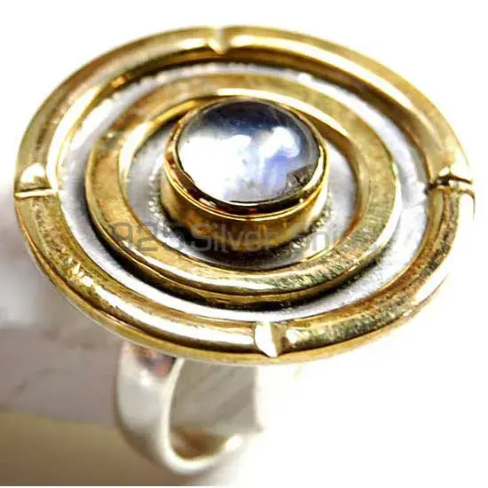925 Sterling Silver Rings In Semi Precious Rainbow Moonstone 925SR3766