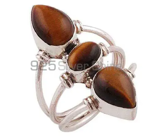 925 Sterling Silver Rings Suppliers In Semi Precious Tiger's Eye Gemstone 925SR2804_0