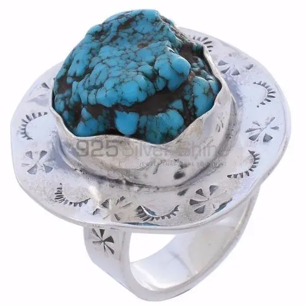 925 Sterling Silver Rings Suppliers In Semi Precious Turquoise Gemstone 925SR3687