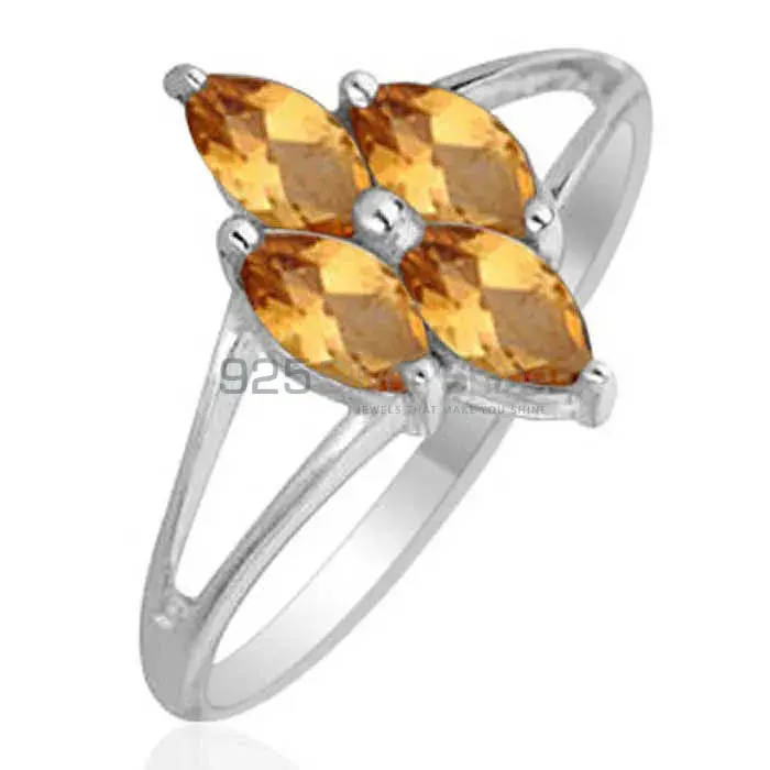 925 Sterling Silver Rings Wholesaler In Genuine Citrine Gemstone 925SR1845_0