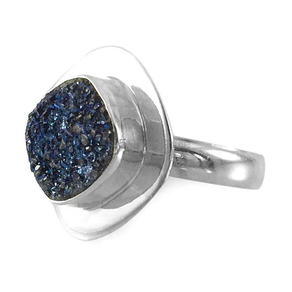 925 Sterling Silver Rings Wholesaler In Genuine Druze Gemstone 925SR3843_0